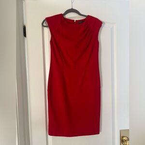 The Limited Elegant Red Sleeveless Dress
